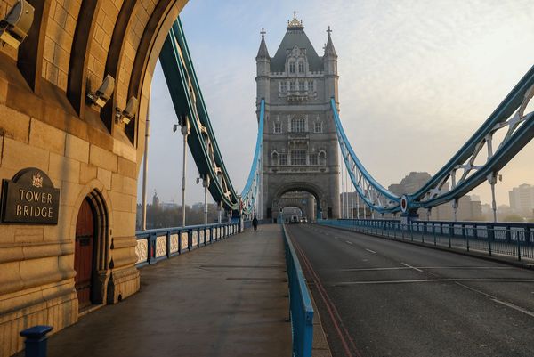 Een foto van de Tower Bridge