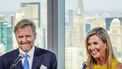 NEW YORK - Koning Willem-Alexander en koningin Maxima staan de pers te woord bij een persgesprek na afloop van hun werkbezoek aan de staten Georgia en New York in de Verenigde Staten. ANP REMKO DE WAAL
