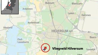 Vliegtuigje stort neer in Hilversum