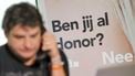 Helft bevolking registreert geen donorkeuze