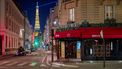 Een foto van Parijs in coronatijd: lege straten