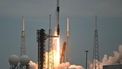 SpaceX Falcon 9 rocket topped with the Crew Dragon capsule lifts off for NASA's SpaceX Crew-13 mission from Space Launch Complex 40 at Cape Canaveral, Florida on October 1, 2026. NASA astronauts Jessica Watkins and Luke Delaney, CSA (Canadian Space Agency) astronaut Joshua Kutryk and Roscosmos cosmonaut Sergey Teteryatnikov are heading to the International Space Station as part of NASA's SpaceX Crew-13 mission to perform research, technology demonstrations and maintenance aboard the orbiting laboratory.
CHANDAN KHANNA / AFP