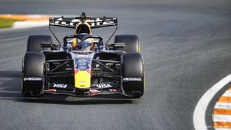 ZANDVOORT - Max Verstappen (Oracle Red Bull Racing) tijdens de sprintkwalificatie, voorafgaand aan de F1 Grand Prix van Nederland op het Circuit van Zandvoort. SEM VAN DER WAL / ANP