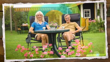 Groeten vanaf de camping kamperen Wim en Peter