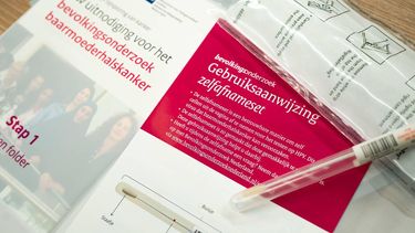 zelfafnameset voor onderzoek naar baarmoederhalskanker.