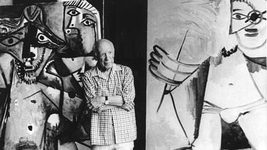 De beroemde schilder Pablo Picasso.