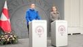 epa12646583 Chairman of the Naalakkersuisut, Greenland's Prime Minister Jens-Frederik Nielsen (L) and Denmark's Prime Minister Mette Frederiksen give a statement on the current situation at a press conference in the Mirror Hall at the Prime Minister's Office in Copenhagen, Denmark, 13 January 2026.  EPA/LISELOTTE SABROE  DENMARK OUT