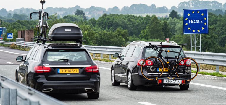 auto vakantie verkeersregels vignet Frankrijk milieusticker