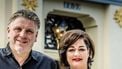 Eigenaar en chef-kok Jonnie Boer en zijn vrouw Therese van 3-sterrenrestaurant De Librije in Zwolle.