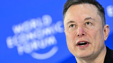 CEO of SpaceX and Tesla, South African-Canadian-US businessman Elon Musk speaks during the World Economic Forum (WEF) annual meeting in Davos on January 22, 2026. The World Economic Forum takes place in Davos from January 19 to January 23, 2026.
Fabrice COFFRINI / AFP