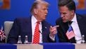 Donald Trump Mark Rutte NAVO-top