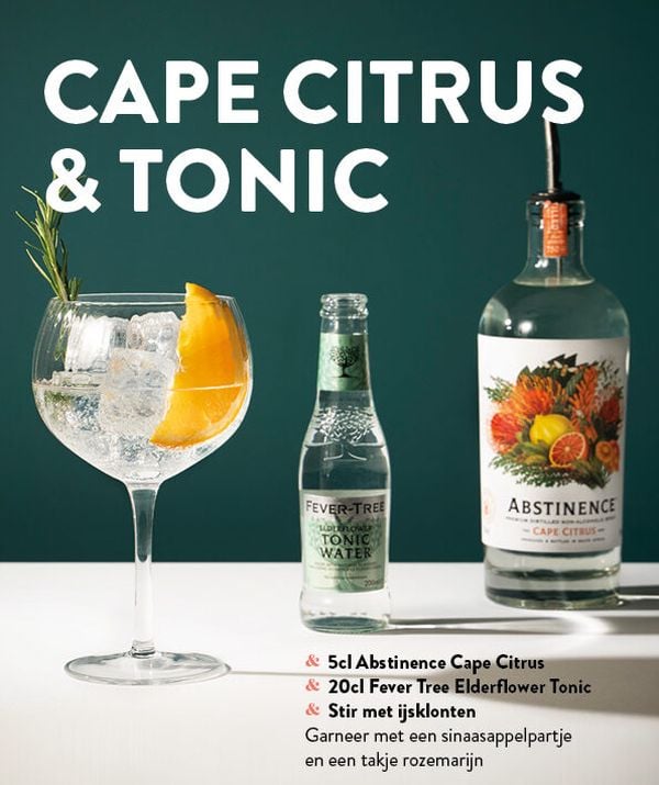 cape citrus & tonic alcoholvrije cocktails feestdagen