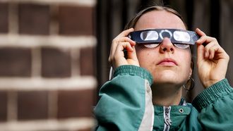 eclipsbril zonsverduistering
