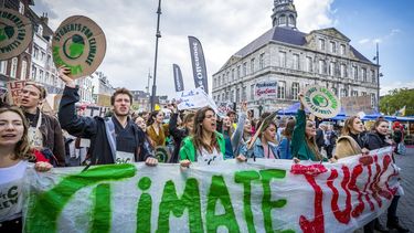 Demonstranten eisen meer klimaatverandering-actie