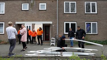Confrontatie tussen actievoerders in Amsterdam. / ANP