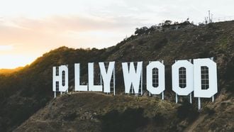 Het iconische Hollywood Sign. 