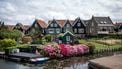 Een foto van het dorp Marken