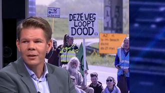 Victor Vlam blokkades snelweg