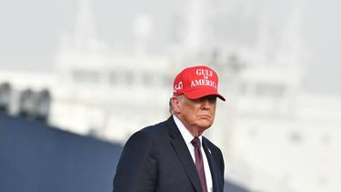 US President Donald Trump looks on after delivering remarks about energy at the Port of Corpus Christi in Texas, on February 27, 2026. 
Mandel NGAN / AFP