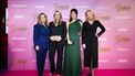 AMSTERDAM - Gooische Vrouwen, Lies Visschedijk, Linda de Mol, Susan Visser en Tjitske Reidinga op de rode loper tijdens de premiere van het nieuwe seizoen van Gooische Vrouwen. ANP RAMON VAN FLYMEN