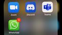 Op deze foto zie je socialmedia icons onder andere WhatsApp