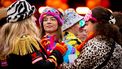BREDA - Feestvierders in het centrum van Kielegat, de naam die de stad Breda draagt tijdens carnaval. De aftrap naar het van oorsprong katholieke volksfeest vond om elf over elf plaats. ANP IRIS VAN DEN BROEK