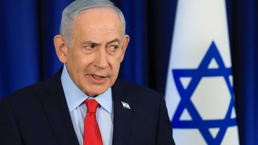 epa12833989 Israeli Prime Minister Benjamin Netanyahu speaks during a press conference in Jerusalem, 19 March 2026, amid the US-Israel conflict with Iran.  EPA/RONEN ZVULUN / POOL