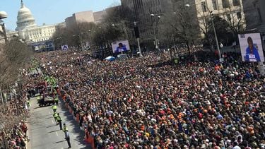 1,2 miljoen Amerikanen demonstreerden tegen wapenwet