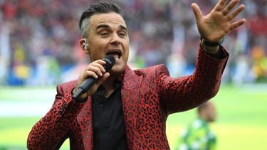 Robbie Williams was weer even samen met Take That