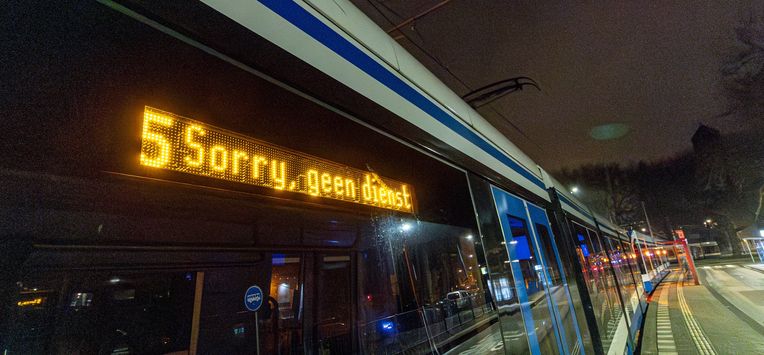 tram sorry geen dienst