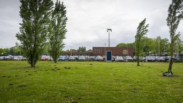 TER APEL - Het aanmeldcentrum van het opvangorgaan COA. Door drukte laat het COA niet iedereen meer toe tot de opvang in Ter Apel. JILMER POSTMA / ANP