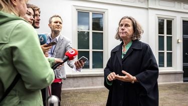 DEN HAAG - Marjolein Faber, minister van Asiel en Migratie, bij het Catshuis na afloop van de wekelijkse ministerraad. De ministersploeg komt wekelijks bijeen in het Catshuis. ANP REMKO DE WAAL