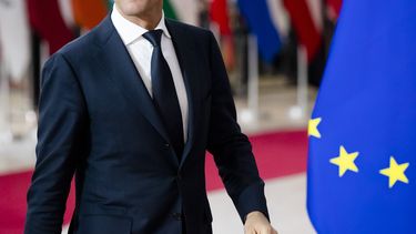 Premier Mark Rutte voor aanvang van de Europese top over klimaatverandering en langetermijnbegroting.
