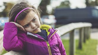 teleurgesteld meisje