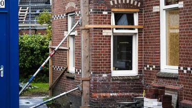 LOPPERSUM - Herstel- en versterkingswerkzaamheden aan woningen in het Groningse dorp Loppersum. Na zestig jaar stopt de gaswinning in Groningen vanwege de aardbevingsrisico's en het leed dat de inwoners is aangedaan. ANP JEROEN JUMELET