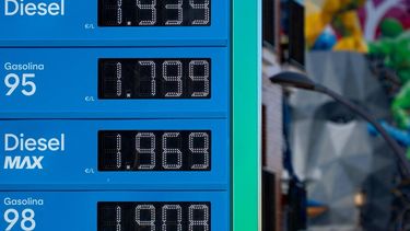 The prices of unleaded petrol and diesel per litre are displayed at a gas station in Ronda, near Malaga on March 11, 2026.  The US-Israeli war on Iran has expanded across the Gulf and beyond, upending global energy markets and trade, and virtually halting traffic in the Strait of Hormuz, through which a fifth of the world's crude oil travels.
JORGE GUERRERO / AFP