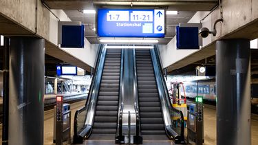 treinstaking treinen lege stations