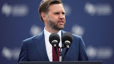 US Vice President JD Vance delivers the commencement speech for the 2026 class of the US Air Force Academy at the Air Force Academy in Colorado Springs, Colorado, on May 28, 2026. 
Matt Rourke / POOL / AFP