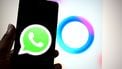 blauwe cirkel WhatsApp, Meta AI, technologie, tech