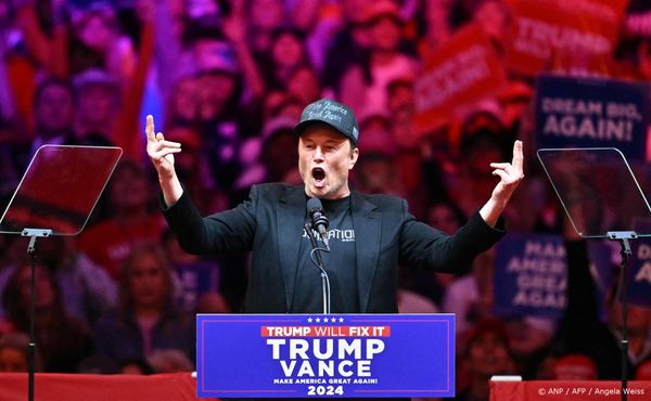 Tesla and SpaceX CEO Elon Musk speaks at a rally for former US President and Republican presidential candidate Donald Trump at Madison Square Garden in New York, October 27, 2024.

ANGELA WEISS / AFP
