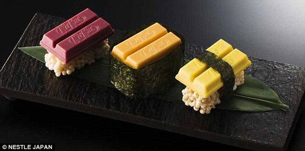 KitKat sushi. Foto: Nestlé Japan