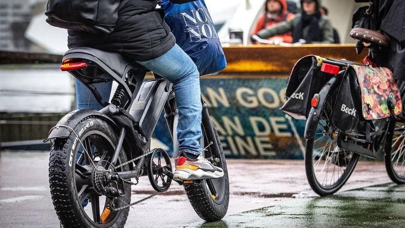 Fatbike in stad