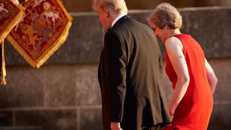 Trump waarschuwt May over Brexitplannen, / AFP