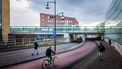 Gents stadsbestuur blundert met knalrood fietspad. / ANP