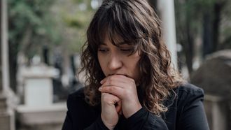verdrietige vrouw