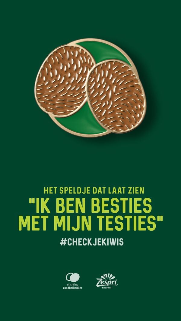 Speldje Check je Kiwi's zaadbalkanker