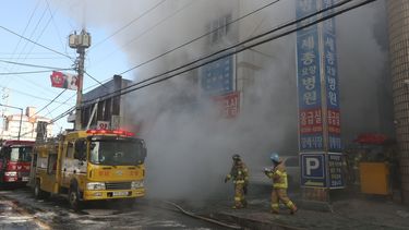 Veel doden bij brand in ziekenhuis Zuid-Korea