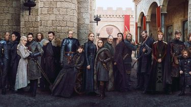 Een foto van de cast van Game of Thrones