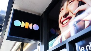 DEN HAAG - Logo van telecomprovider Odido. T-Mobile Nederland en Tele2 Mobiel gaan verder onder deze merknaam. Ben, Simpel en Tele2 Thuis horen ook bij Odido, maar die merknamen blijven gewoon bestaan. ANP JEROEN JUMELET