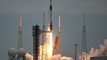 SpaceX Falcon 9 rocket topped with the Crew Dragon capsule lifts off for NASA's SpaceX Crew-13 mission from Space Launch Complex 40 at Cape Canaveral, Florida on October 1, 2026. NASA astronauts Jessica Watkins and Luke Delaney, CSA (Canadian Space Agency) astronaut Joshua Kutryk and Roscosmos cosmonaut Sergey Teteryatnikov are heading to the International Space Station as part of NASA's SpaceX Crew-13 mission to perform research, technology demonstrations and maintenance aboard the orbiting laboratory. CHANDAN KHANNA / AFP